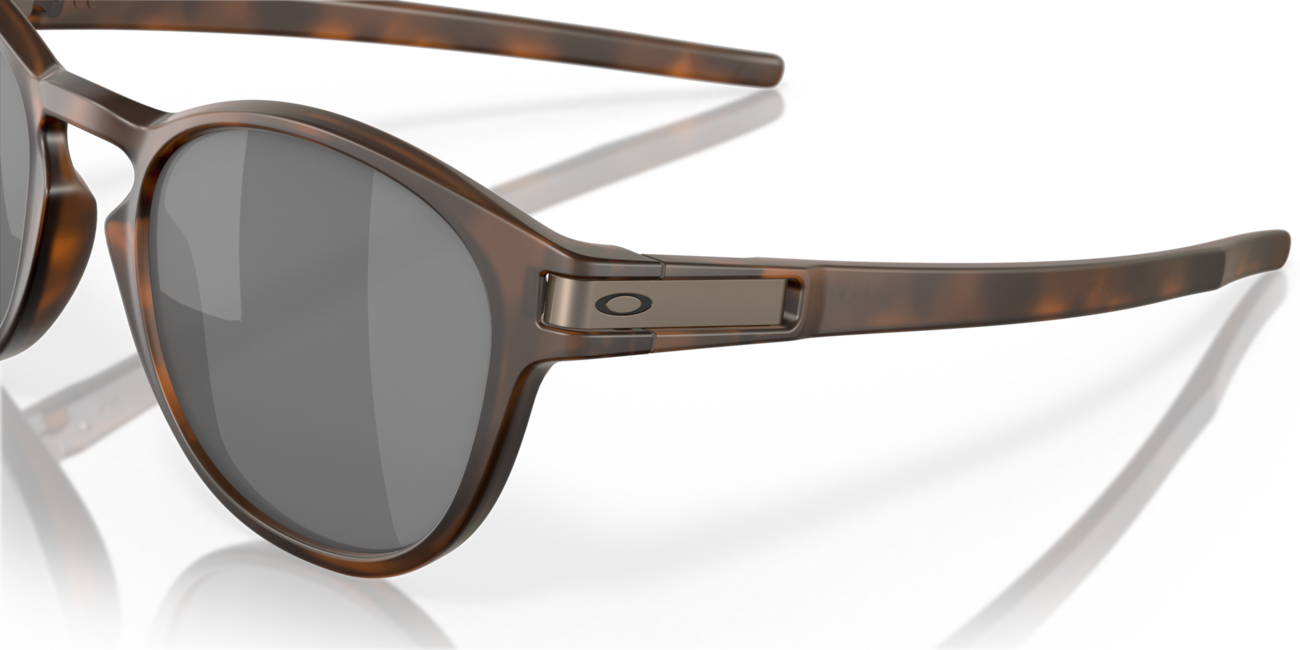 Oakley LATCH сонячні окуляри з оправою Matte Brown Tortoise та лінзами Prizm Black, 53