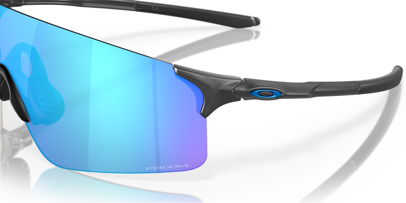 Oakley EVZERO BLADES сонячні окуляри з оправою Steel та зі скельцами Prizm Sapphire