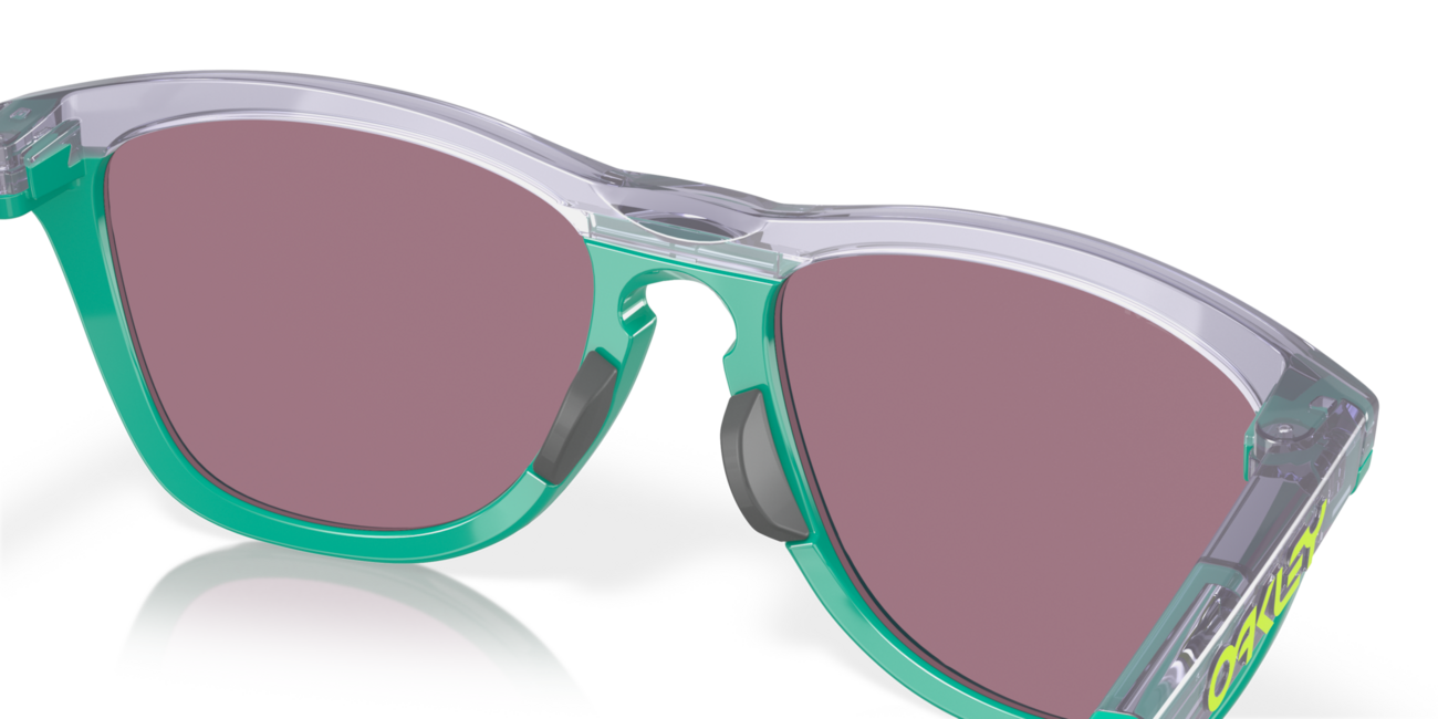 Oakley FROGSKINS RANGE сонячні окуляри з оправою Trans Lilac/Celeste та скельцями Prizm Jade, 55