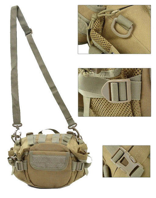DRAGOWA TACTICAL Sierra 7 поясна сумка, хакі, 7 L