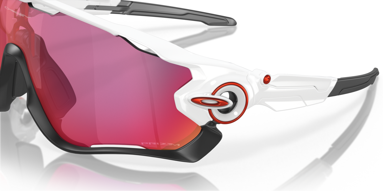 Oakley JAWBREAKER сонячні окуляри з оправою Polished White та лінзами Prizm Road