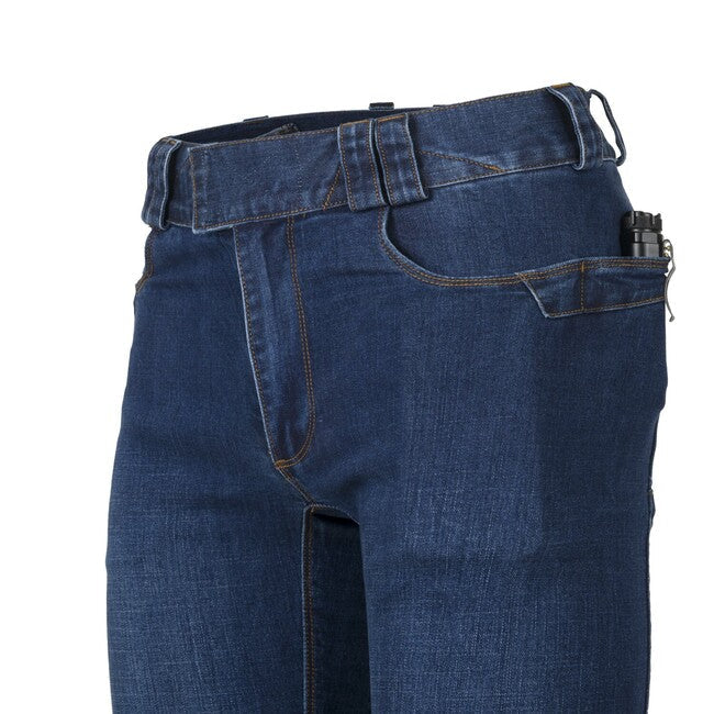 Helikon-Tex COVERT штани тактичні Denim Mid, vintage worn синій