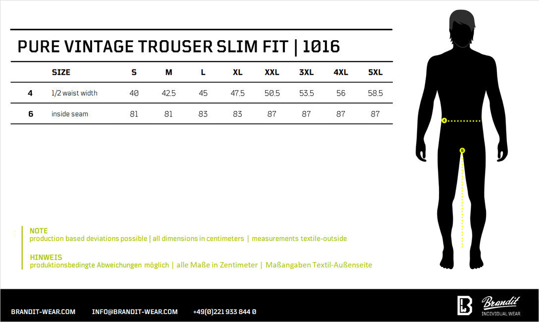 Brandit Pure Slim Fit штани, urban