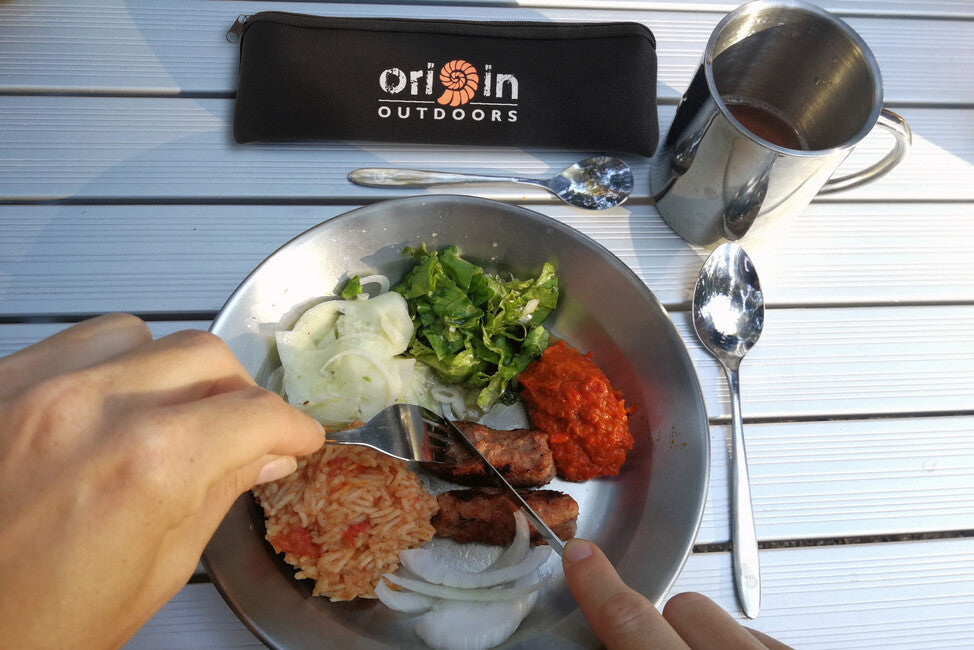 Origin Outdoors набір столовий приборів Biwak