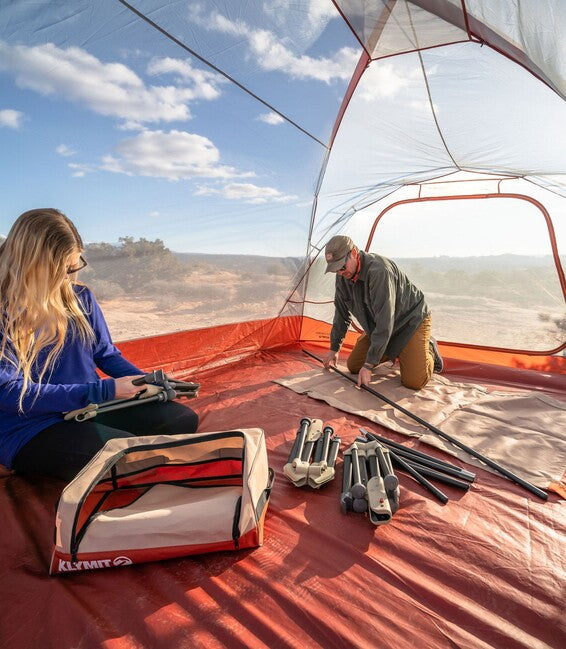 Klymit Mesa Cot XL розкладачка, червона
