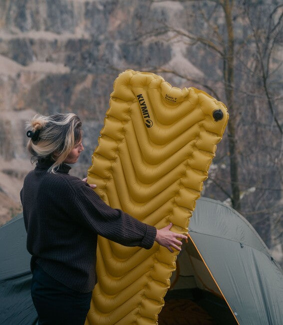 Klymit Static V Lite ECO килимок, світлозолотий