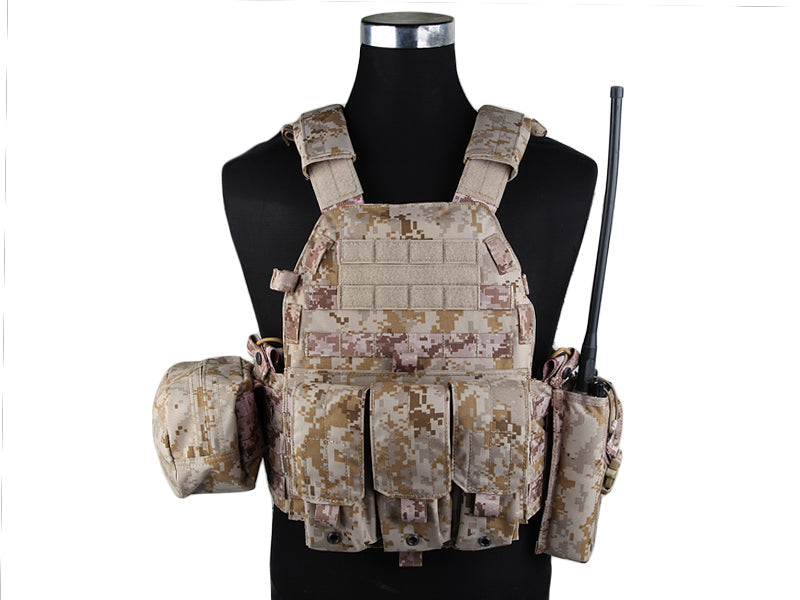 Emersongear LBT6094A жилет для плит 500D з 3 кишенями, AOR1