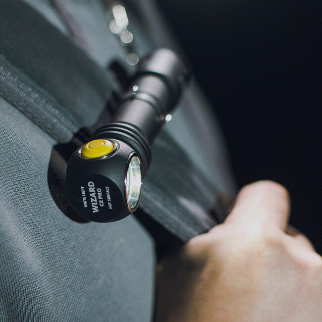 ArmyTek Wizard C2 Pro налобний ліхтар LED з магнітним кріпленням акумулятор, білий, 2500 лм, 4800 год., 65
