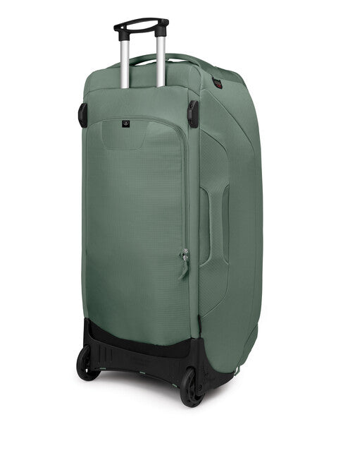 OSPREY SHUTTLE 130 дорожна сумка на колесах, косерет зелений