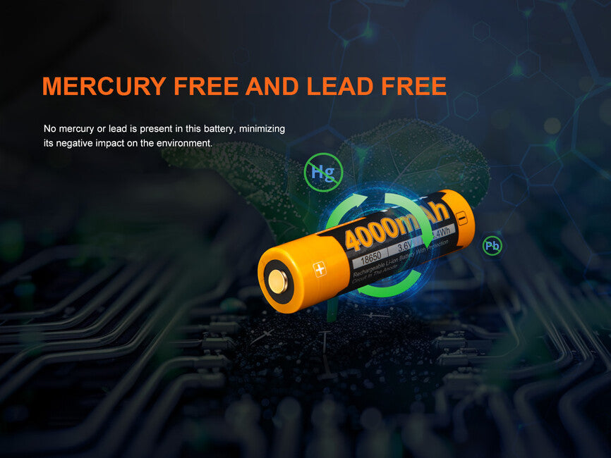 Fenix батарея акумуляторна 18650 4000 mAh (Li-Ion)