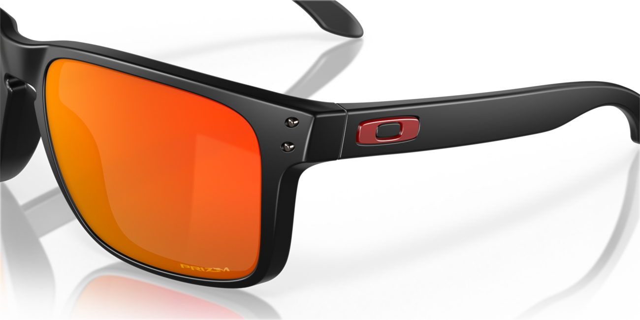 Oakley HOLBROOK XL сонячні окуляри з оправою Matte Black та лінзами Prizm Ruby, 59