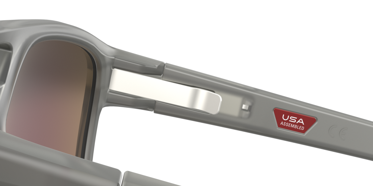 Oakley сонячні окуляри LATCH BETA, matně сірий оправа Ink, лінзи Prizm Sapphire Irid Polar, 54
