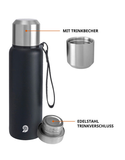 Origin Outdoors PureSteel вакуумний термос 0,75 л, чорний
