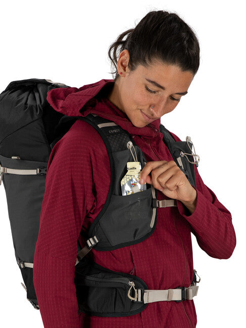 OSPREY Tempest Velocity 30 туристичний рюкзак, темний деревне вугілля/chiru загарний