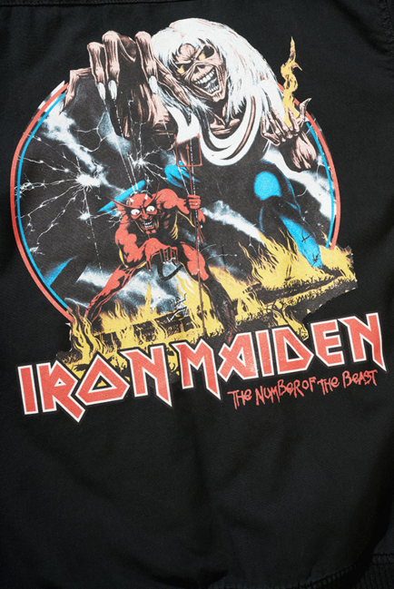 Brandit Iron Maiden Bronx куртка, чорна