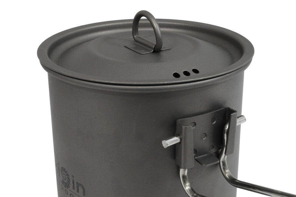 Origin Outdoors Titanium титановий трекінговий горщик/чашка з носиком і складною ручкою Camping Pot, 750 ml
