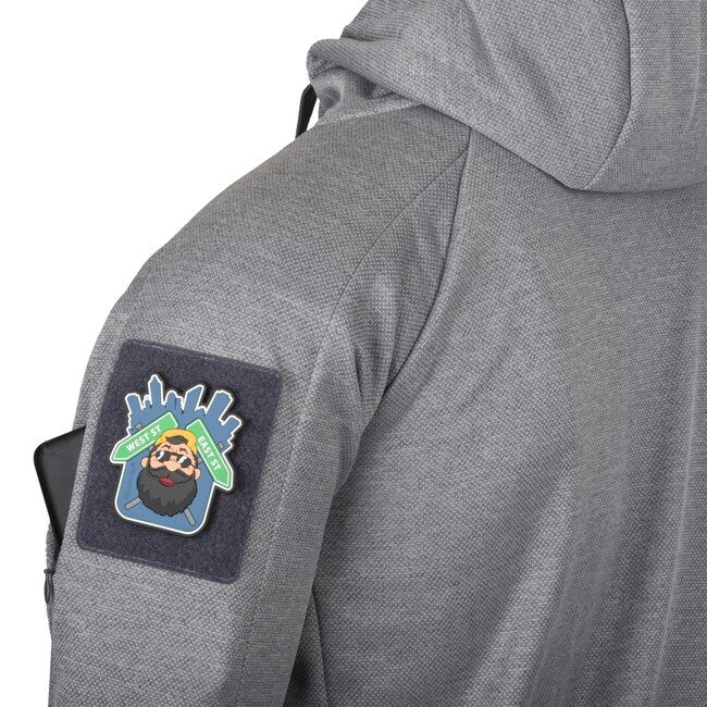 Helikon-Tex URBAN TACTICAL HOODIE світшот FullZip, меланж чорно-сірий