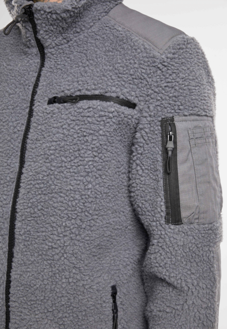 Brandit Ramble куртка флісова чоловіча Teddyfleece, антрацитова