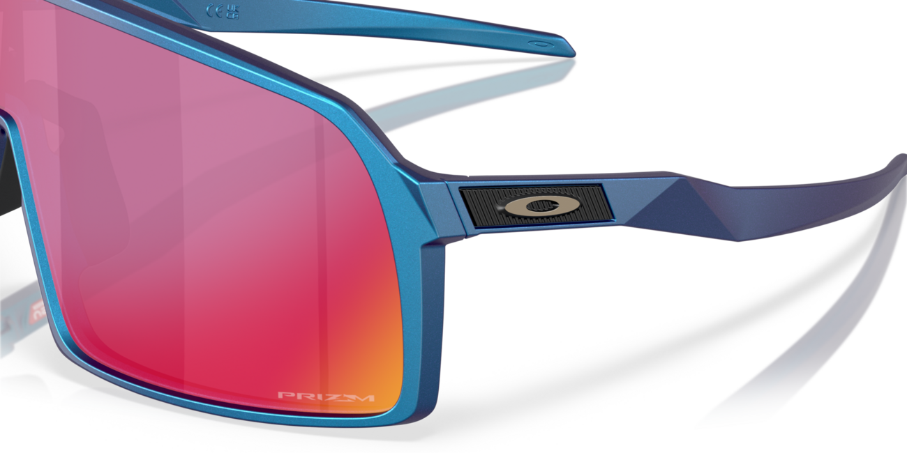 Oakley SUTRO сонячні окуляри з оправою матово-блакитна/синя з ефектом переливу та лінзами Prizm Road, сталеві