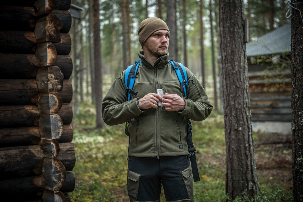 Helikon-Tex Classic Army посилена флісова куртка, оливково-чорна