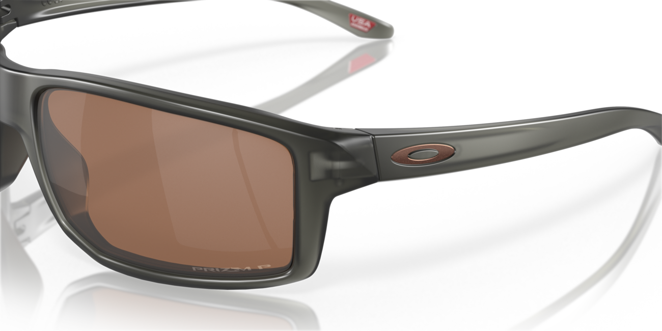 Oakley GIBSTON сонячні окуляри з оправою Matte Grey Smoke і лінзами Prizm Tungsten Polarized, 61