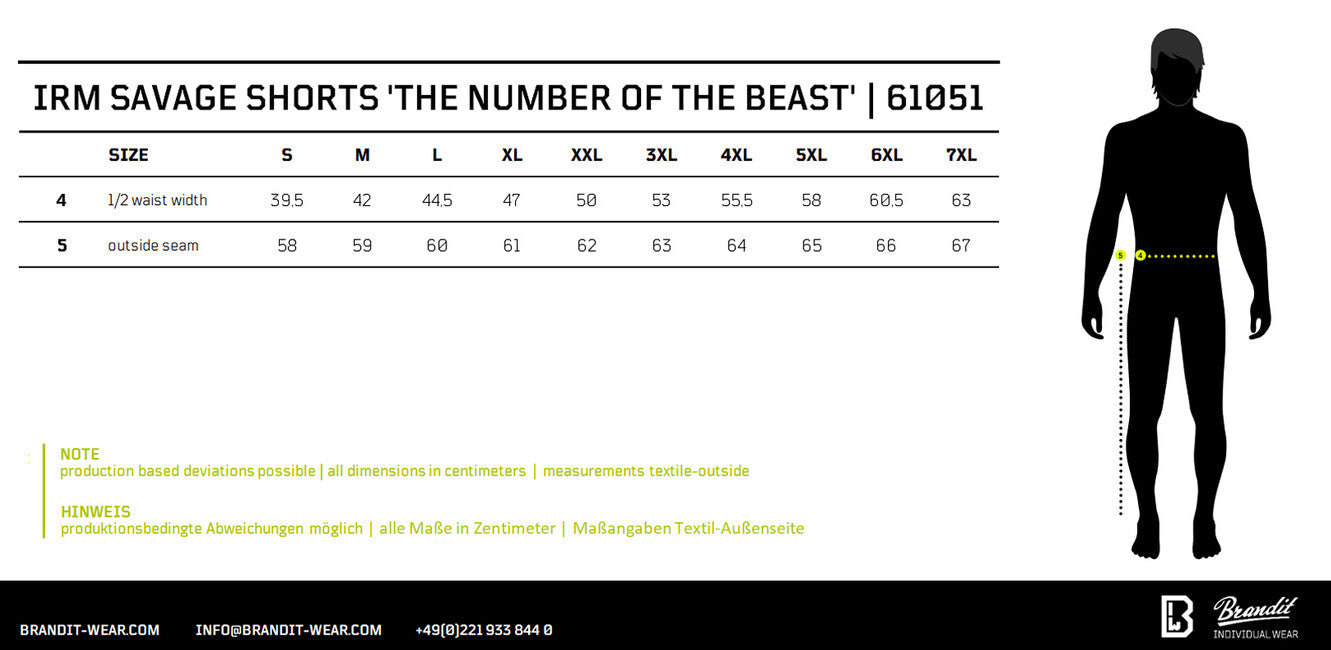Brandit Iron Maiden The Number of The Beast шорти Savage, темний камуфляж