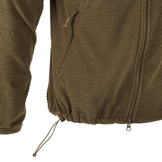 Helikon-Tex ALPHA HOODIE толстовка з капюшоном Grid Fleece, темно-сірий