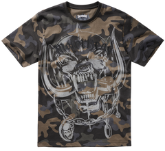 Brandit Motörhead Warpig Print футболка, темний камуфляж