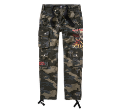 Brandit Iron Maiden Pure Slim штани темний камуфляж