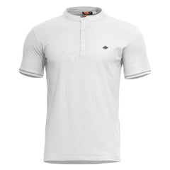 Pentagon Levantes henley футболка з гудзиками, біла