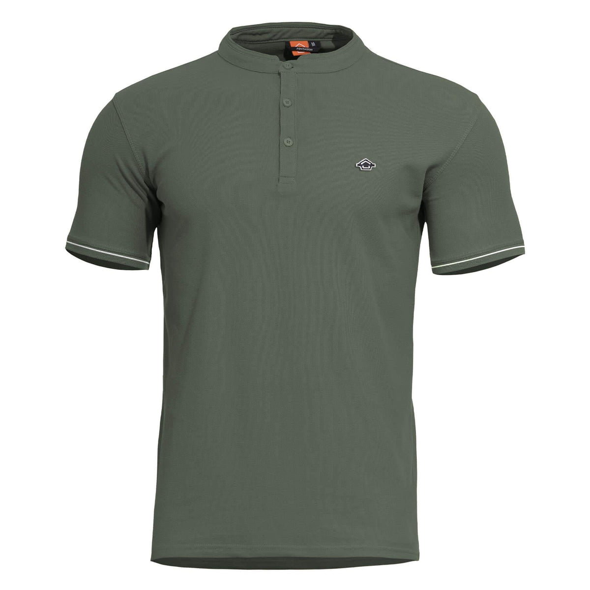 Pentagon Levantes Henley Stripes футболка, камуфляж зелений