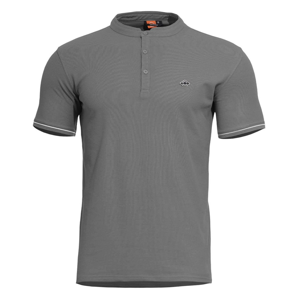 Pentagon Levantes Henley Stripes футболка, сіра