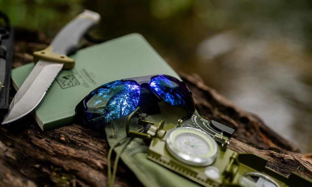 Wiley X Prime сонцезахисні окуляри Captivate Polarized, синє дзеркало, глянцевий кристально-сірий