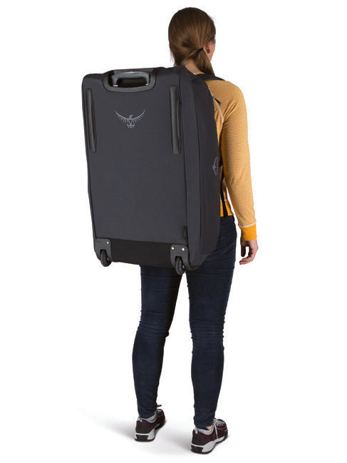 OSPREY Daylite Whld Duffel дорожна сумка на колесах 85, чорна