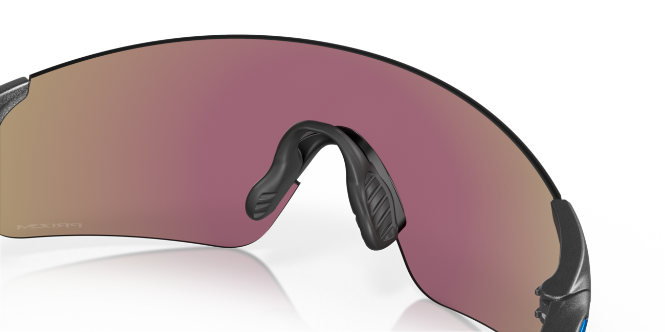 Oakley EVZERO BLADES сонячні окуляри з оправою Steel та зі скельцами Prizm Sapphire