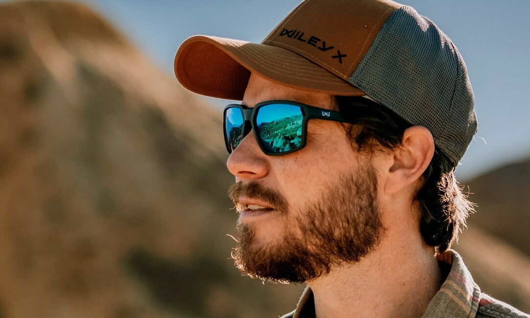 Wiley X Sierra сонячні окуляри Captivate Polarized Blue mirror, матовий чорний