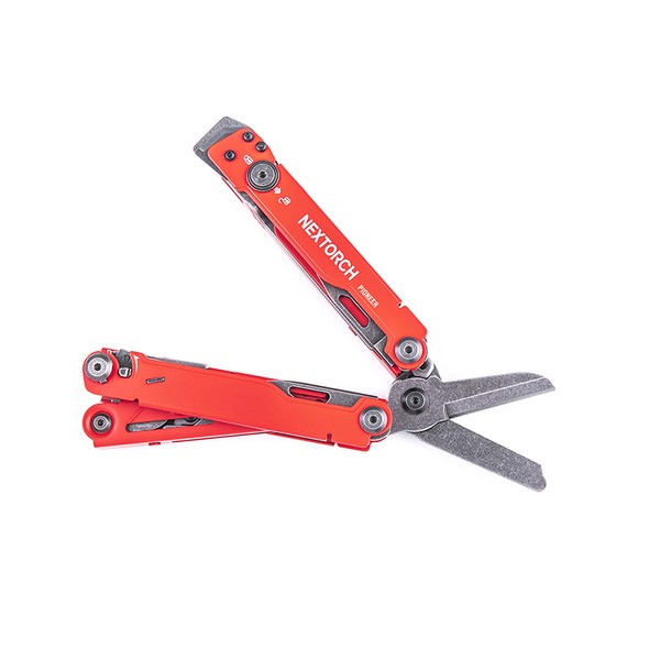 NexTorch® Pioneer MT20RE багатофункціональний інструмент rescue edition, червоний