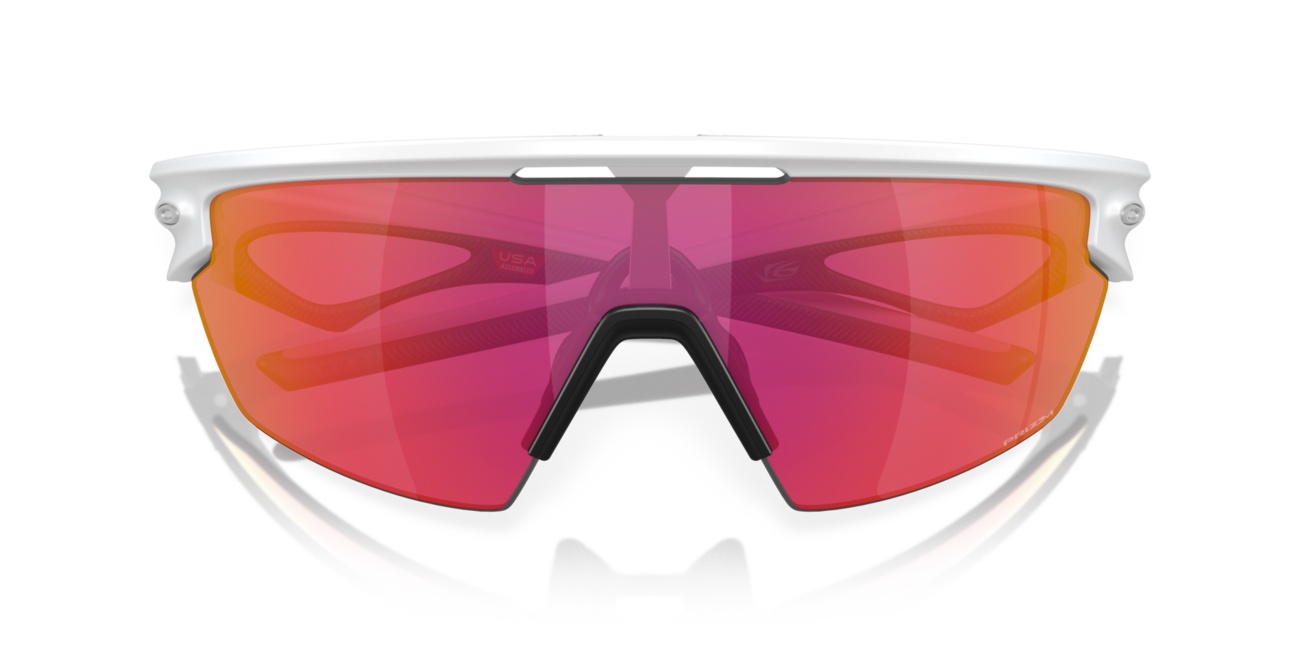 Oakley SPHAERA сонячні окуляри з оправою Matte White та лінзами Prizm Field 36