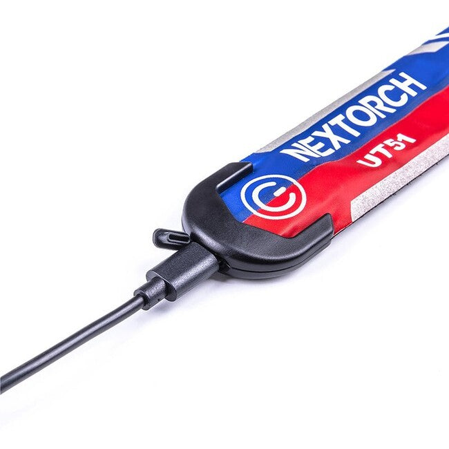 NexTorch® UT51 мигаюча безпечна стрічка, червоно-синя