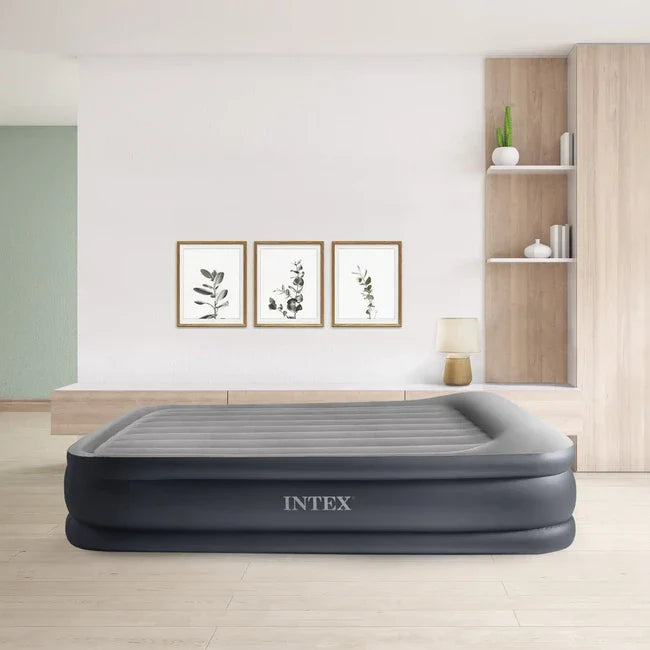 Intex Pillow Rest надувне ліжко Queen Deluxe