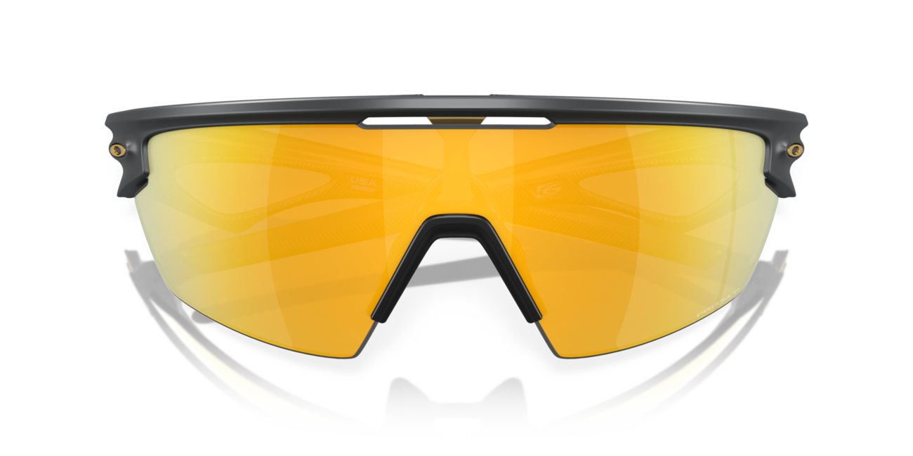 Oakley SPHAERA сонцезахисні окуляри з оправою Matte Carbon і лінзами Prizm 24K Polarized 36