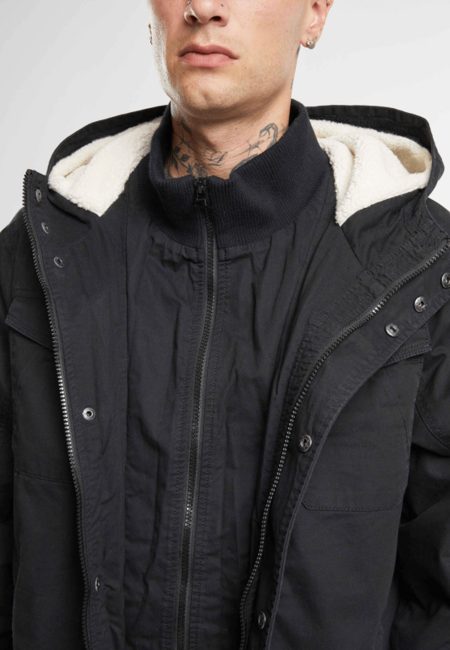 Brandit Meadow Jacket зимова куртка чоловіча, чорна