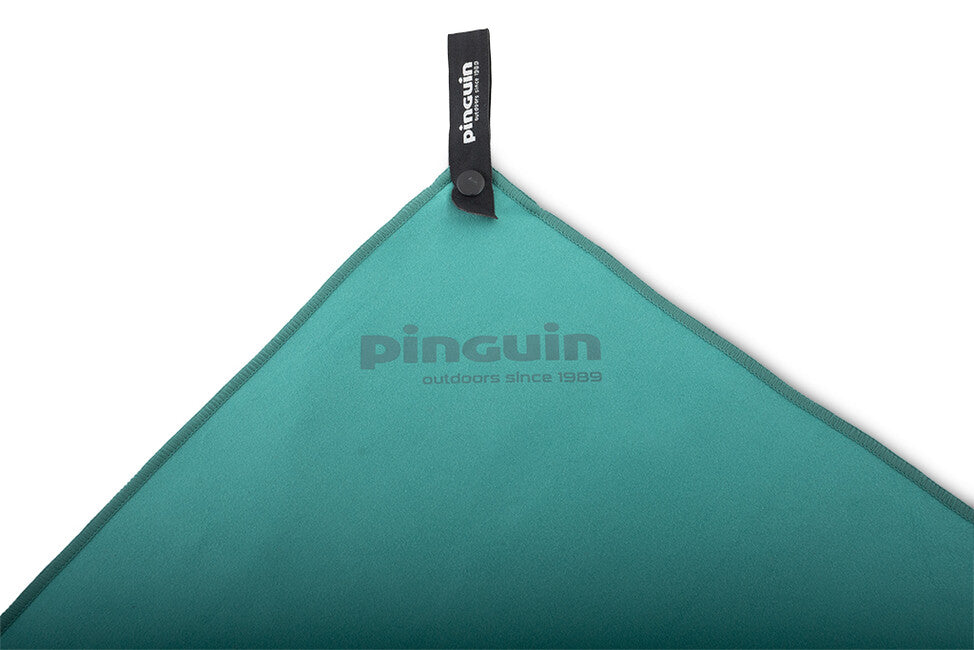 Pinguin Micro towel логотипне рушник 60 x 120 см, петролеум