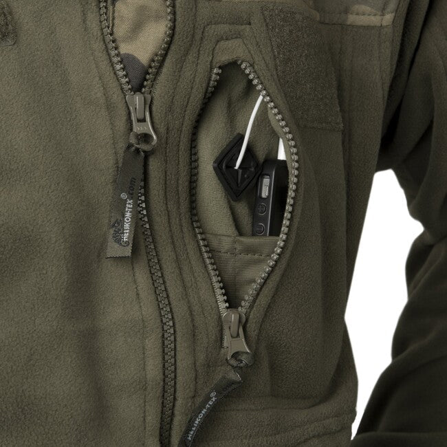 Helikon-Tex Infantry софтшел куртка, чорна woodland, 330g/m2