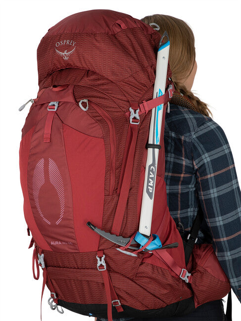 OSPREY Aura AG 65 туристичний рюкзак, berry sorbet червоний
