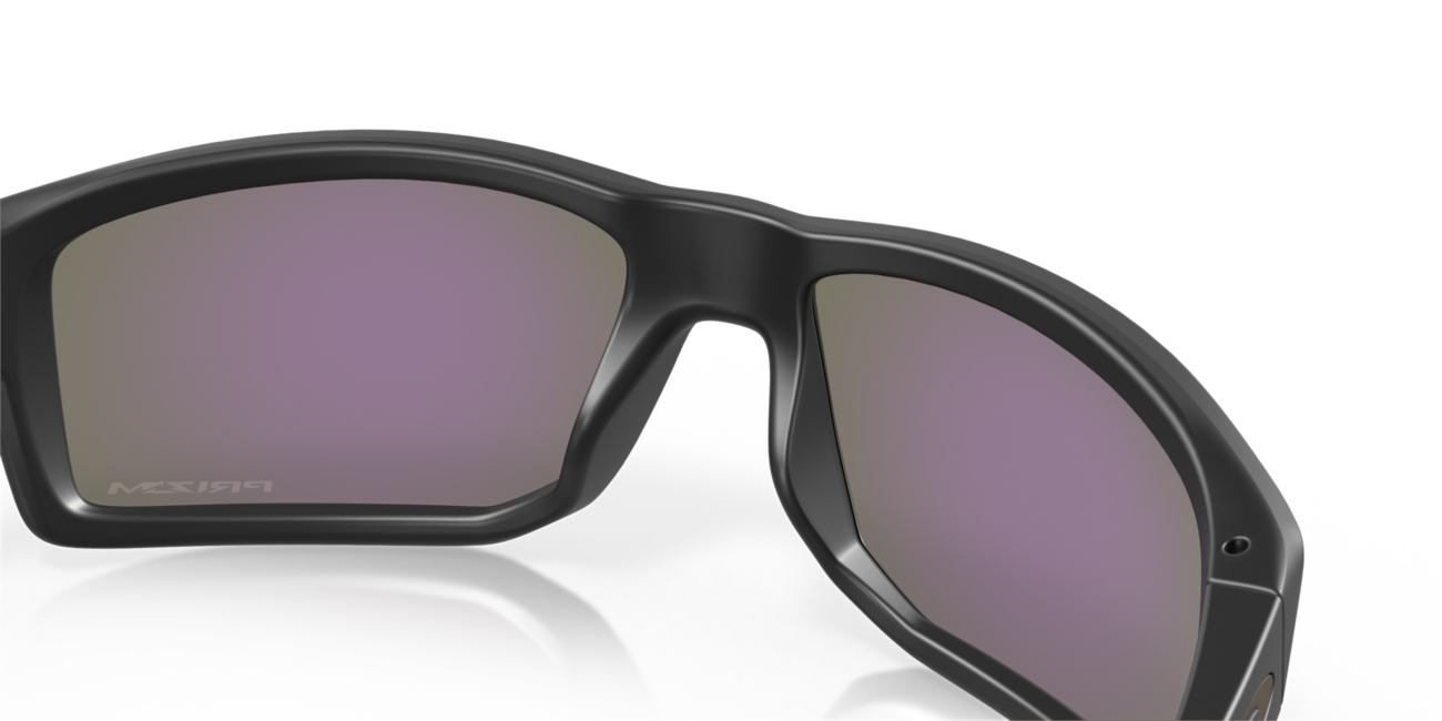 Oakley GIBSTON сонячні окуляри з оправою matte black та з лінзами Prizm Jade, 61