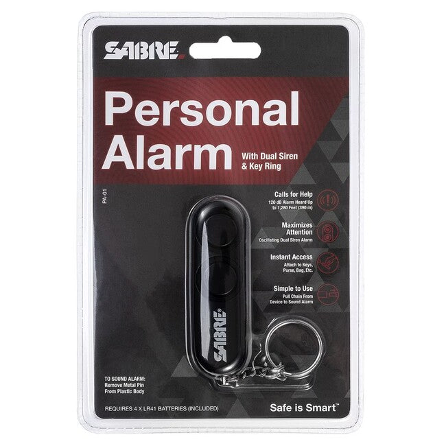 SABRE RED двійний персональний сигналізатор 120db, чорний