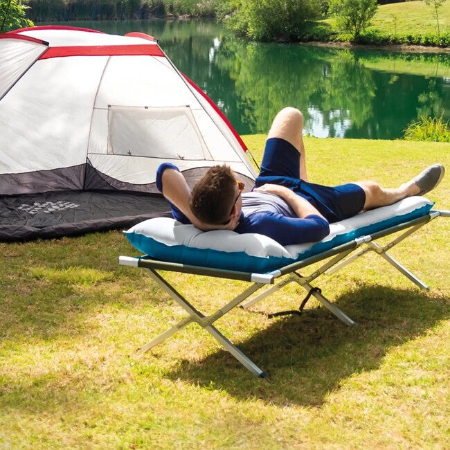 Intex Camping Mat надувний спальний килимок, односпальний