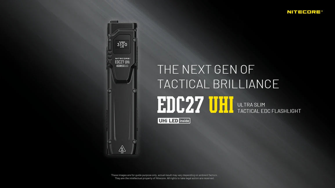 Nitecore EDC27 перезаряджаний ліхтар UHi