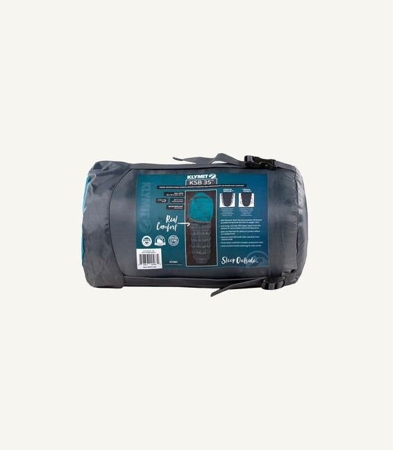Klymit KSB 35 спальний мішок, морський зелений